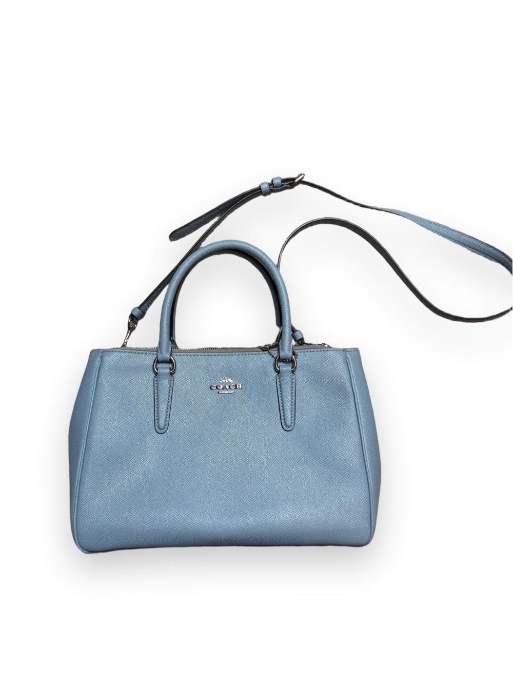 Coach Surrey Carryall Handbag Seafoam Blue - F44958